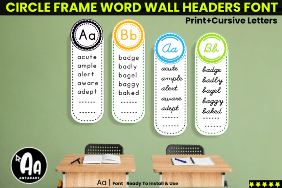 Abcd Cursive Word Wall: Beyond the Classroom