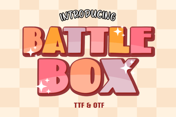 Battle Box: A Playful Font for Creative Projects