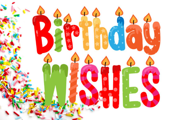 Birthday Wishes Duo: A Playful Font for Celebration Design