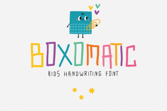 Boxomatic: A Playful Typeface for Creative Projects