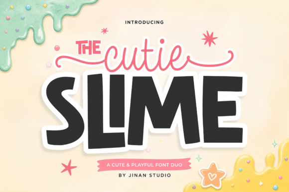 Cutie Slime Duo: A Font Pairing Full of Personality