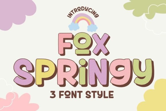 Fox Springy: A Playful Display Font for Creative Projects