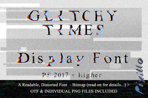 Glitchy Times: A Distorted Serif for Modern Design