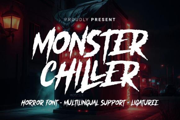 Monster Chiller: A Font That Commands Attention in Horror Design