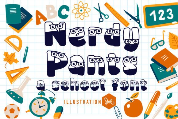 Nerdy Pants: A Hand-Crafted Font with a Smart, Playful Vibe
