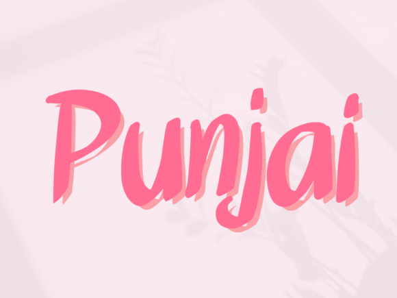 Punjai: A Handwritten Font That Brings Joyful Energy to Your Projects