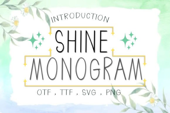 Shine Monogram: A Burst of Colorful Personality for Modern Design