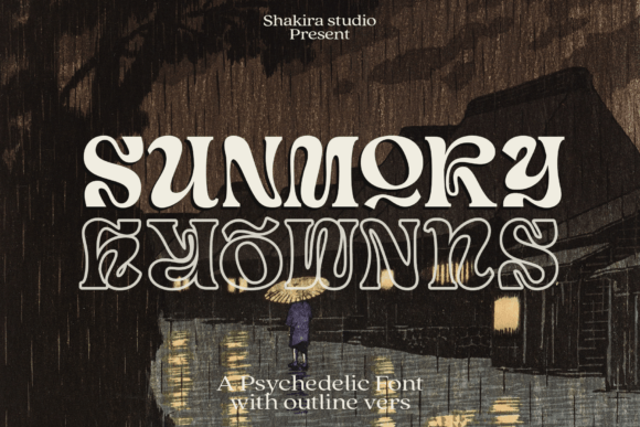 Sunmory: The Psychedelic Serif Font for Bold Design