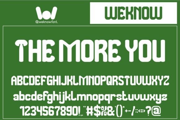 The More You: The Playful Sans Serif for Bold Brands