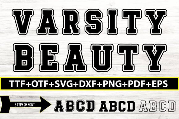 Varsity Beauty: A Vibrant Font for Joyful Designs