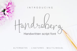 Why Handroberg Could Be Your Next Go-To Creative Font