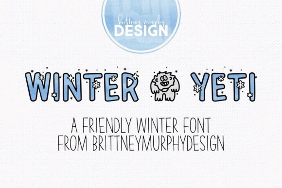 Winter Yeti: The Playful Font for a Frosty Design Edge